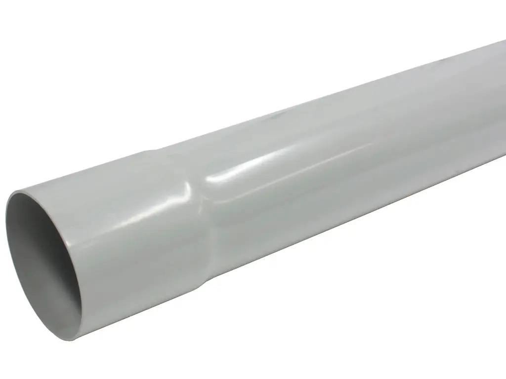 PVC tube dia 80x1.5mm white l=4m