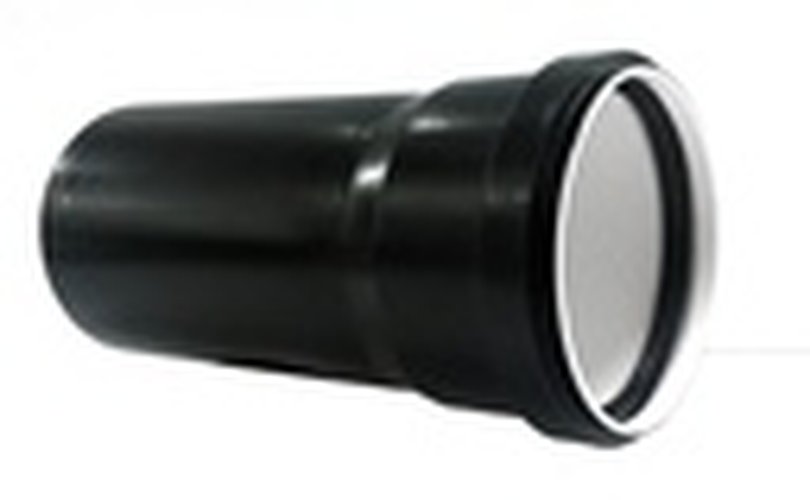 Tube PP sanitaire dia 32x1.8 bouffant noir l=1m
