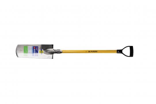 Spade De Pypere glasfiber steel D-handvat