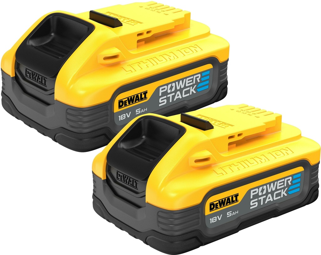 2 x 18 V XR Powerstack accu's 