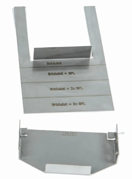 Aco Euroline BFL, stainless steel end plate for Euroline 100