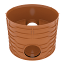 PP well dia 630 2x200 bottom 180° orange renoflow
