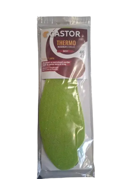 Inlegzool semelles thermique groen 
