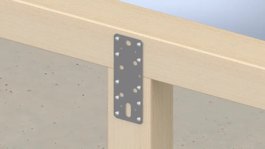 Koppelplaat 150 br=40mm d=2mm 