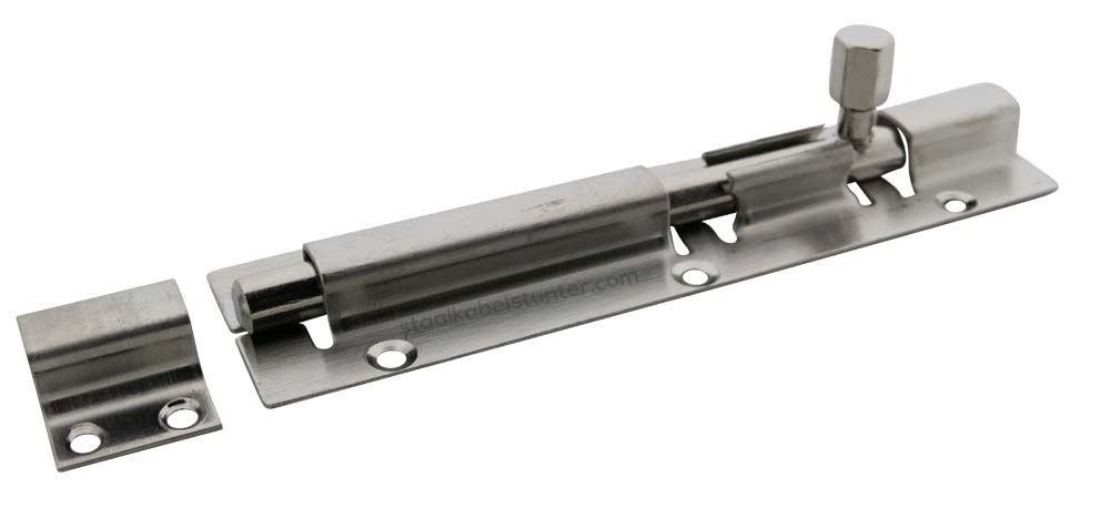Deurgrendel 6" 150 mm RVS
