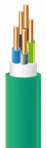 Câble XGB 5G1.5 vert ignifugé (100 m)