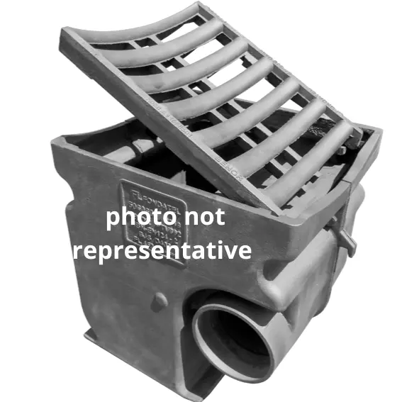 Avaloir en fonte A7B D400 - br=500mm ug=160mm BENOR