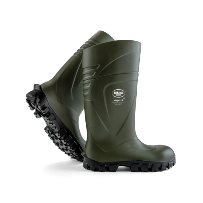 Laars PU steplite X S5 stalen  zool groen SolidGrip 