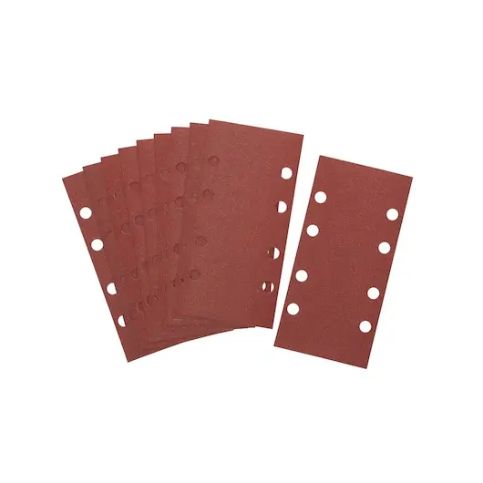 Schuurpapier 1/3, 93x190mm, velcro, 8 gaten, K60