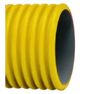 Gaine de câble flexible pour gaz avec fil de tirage jaune dia 50 - 50mm