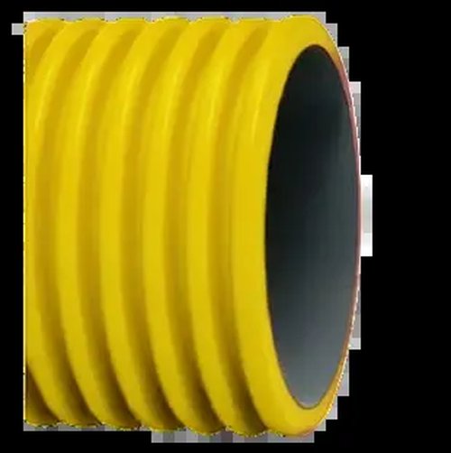 Gaine de câble flexible pour gaz avec fil de tirage jaune dia 50 - 50mm