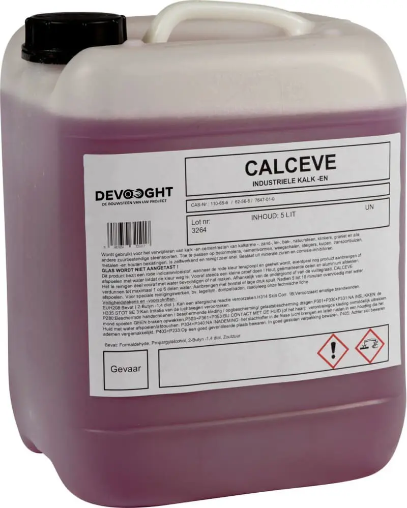 Calceve Décapant industriel pour chaux et ciment 5l