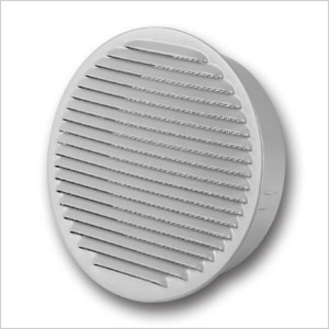Renson alu circular louvre 435/R 100 RAL 9005 BLACK