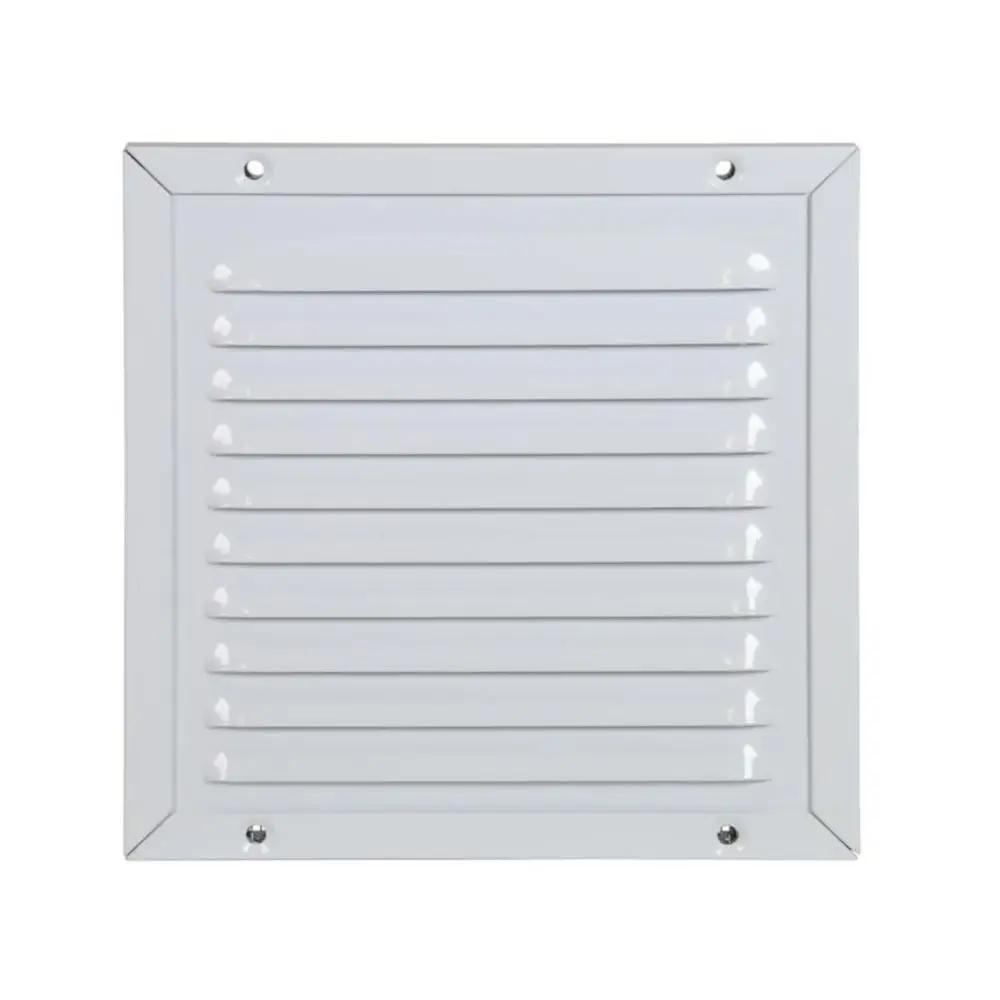 Renson 437 Alu rooster wit met gaas 15x15  
