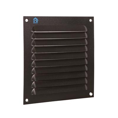 Renson 436 Grille alu noire 15x15 sans filet