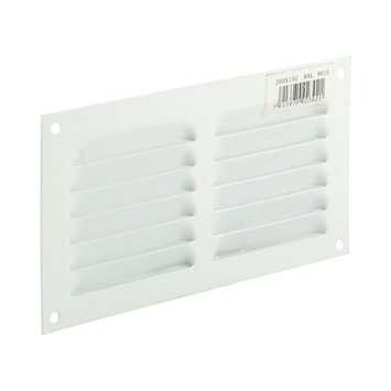 Renson 436 Alu rooster wit 20x10 zonder gaas  