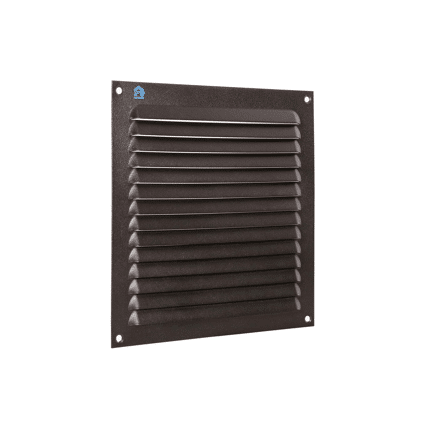 Renson 436 Alu grating black ral 436 20x25 without mesh