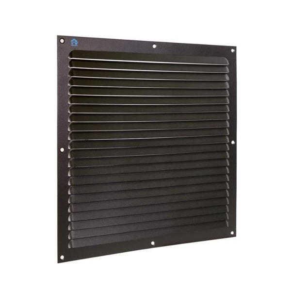 Renson 436 Grille alu noire 30x30 sans maille