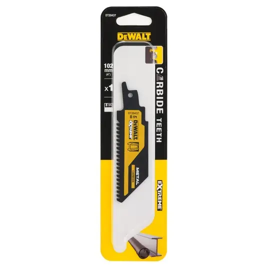 Reciprozaagblad Carbide 102x3,1mm metaal 