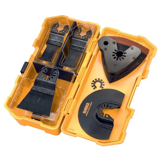 Saw blade set with sandpaper 8-piece DT20700, DT20701, DT20704, DT20705, DT20710, Sandpaper x 3