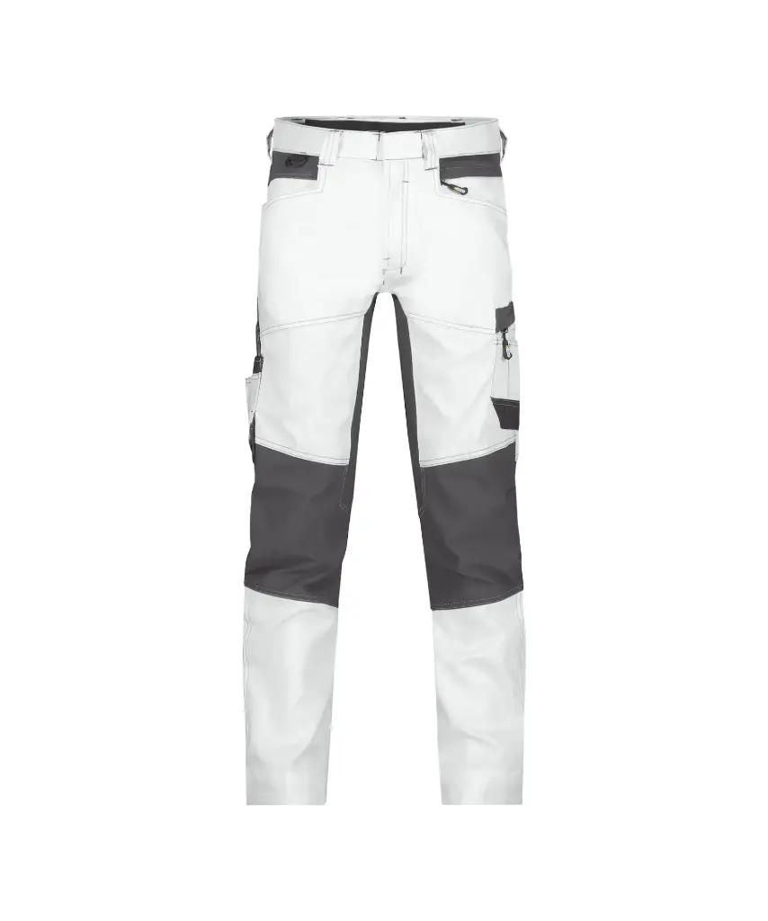 Werkbroek Helix Painters PESCO41 Wit/antracietgrijs 