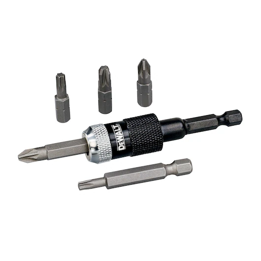 IMPACT Compact rapid screw bit adapter + bits