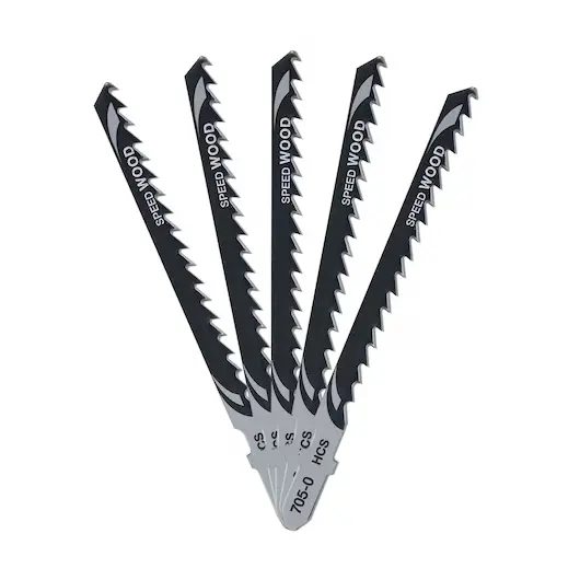 Jigsaw blade HCS for fast curve cutting in wood and chipboard,< 60mm, 100x74x4mm, (T244D) (5pcs)
