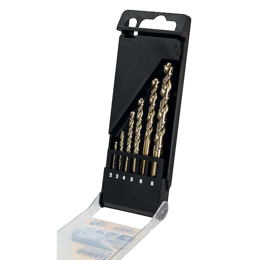 HSS INDUSTRIAL COBALT 6-piece set (2,3,4,5,6,8mm)