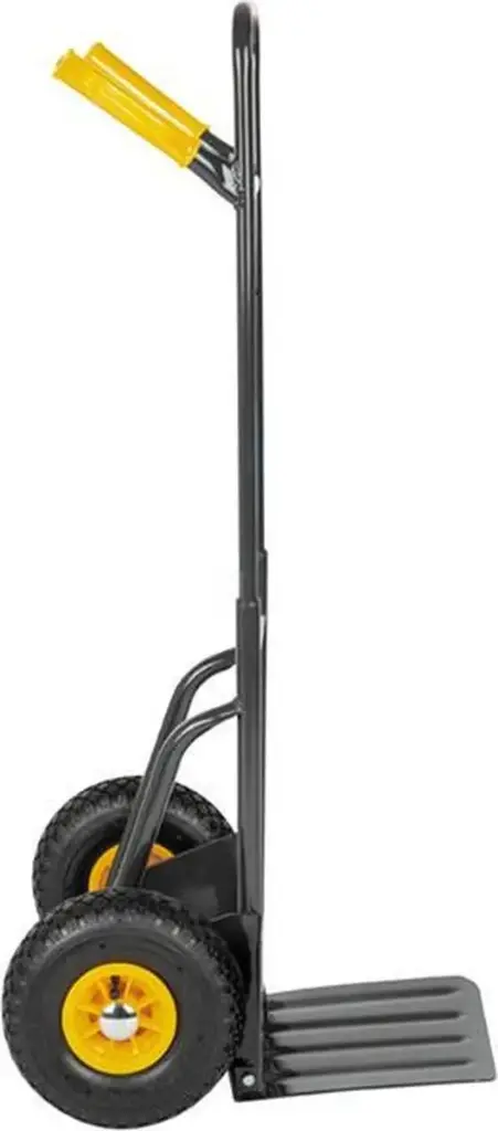 Chariot de grenier en acier gris pliable 0,78-1,15m max 150 kg