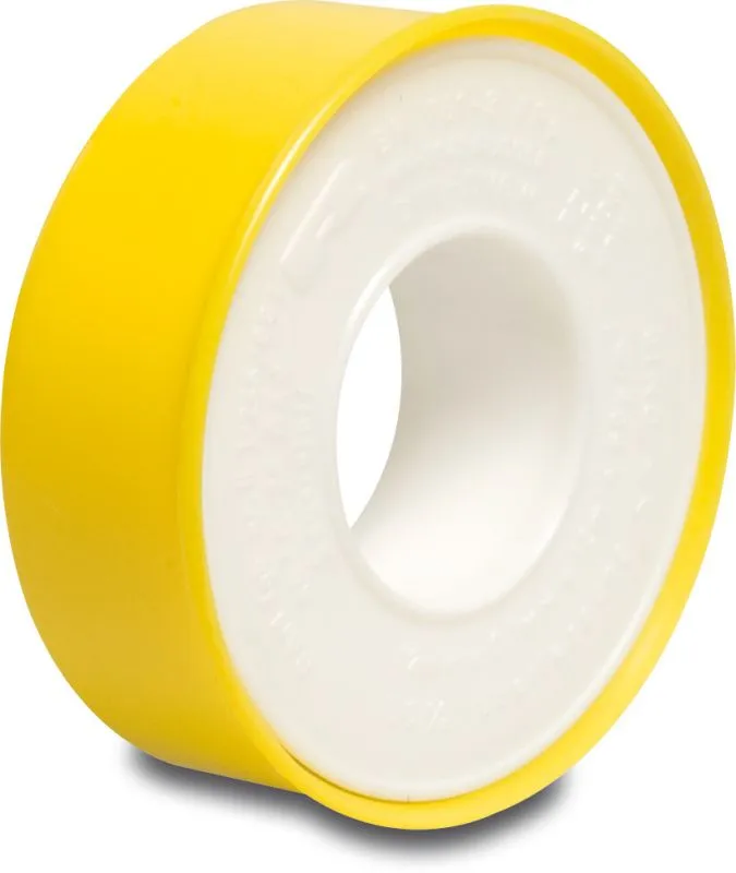 Afdichtingtape PTFE 12 mm wit 12m DVGW 