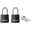 Cadenas noir laminé 4 clés 49mm - anse 38 mm