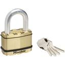 Hangslot Gold gelamineerd 4 sleutel 64mm - 38mm beugel 