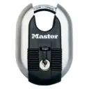 Combination padlock Black disc-shaped 4 key 60mm - 24mm shackle