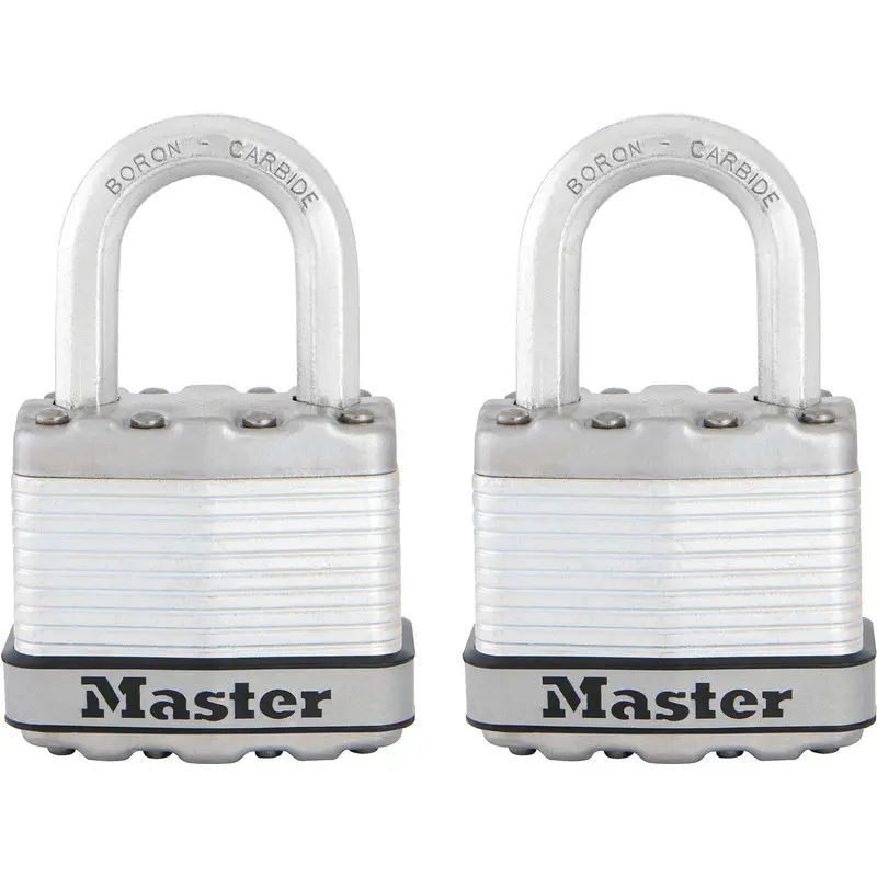 Hangsloten gelamineerd staal 4 sleutel 45mm - 45mm beugel 