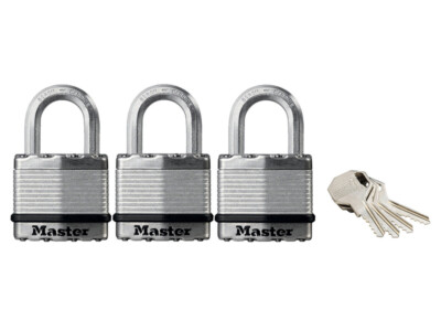 Cadenas Gris laminé 4 clés 45mm - 24mm anse