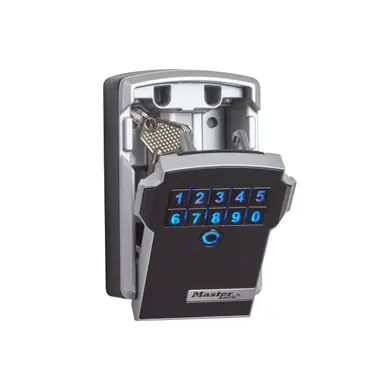 Armoire à clés noire bluetooth et clé électronique 12,7 cm x 8,3 cm x 5,9 cm