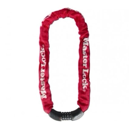 Combinatie fietsslot Rood 90mm 