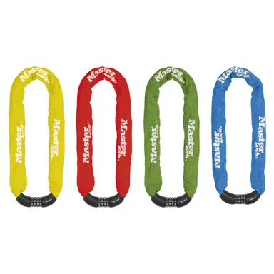 Combination bicycle lock 90mm (yellow, red, green or blue)