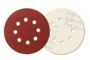 Velcroschijf FBR 125 mm K080 8 gaten Bosch (5st)   (kopie)