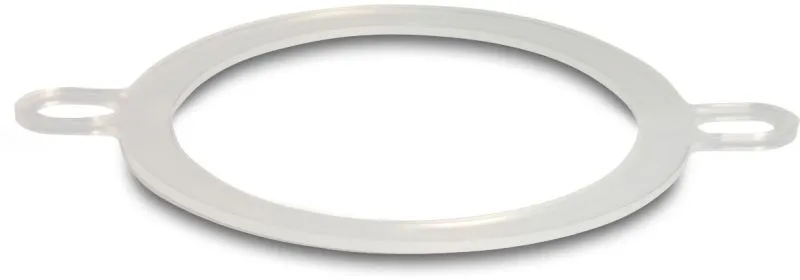 Druk pakkingring 20mmx32 mm transparant