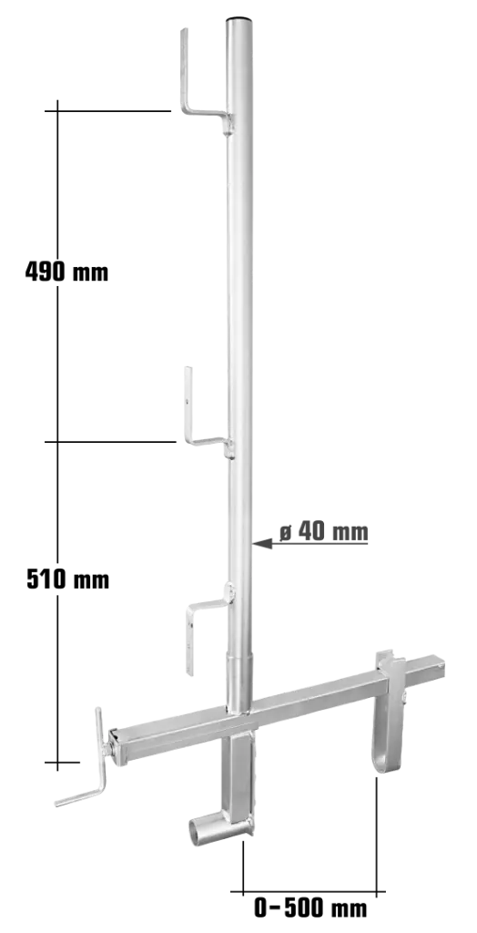 Balkleuning Veiligheidsleuning + klem galva 