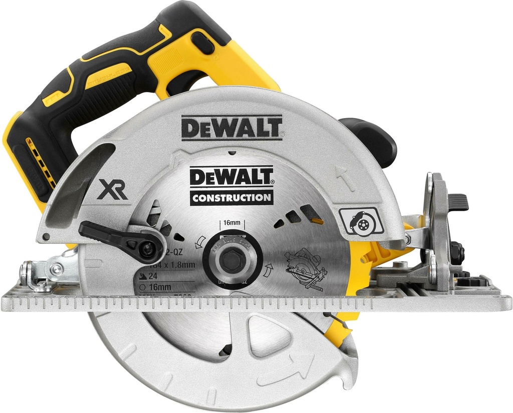 18V XR Brushless Cirkelzaag 184mm (compatibel met geleiderail) 