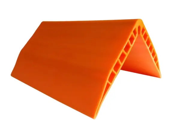 Hoekbeschermer oranje 12 ribs 2000mm