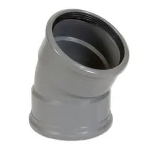 PP Bocht riolering dia 160mm 30° 2xM roodbruin benor SN8