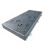 Gietijzer deksel D400 driehoekige dekseldelen 800x1300mm