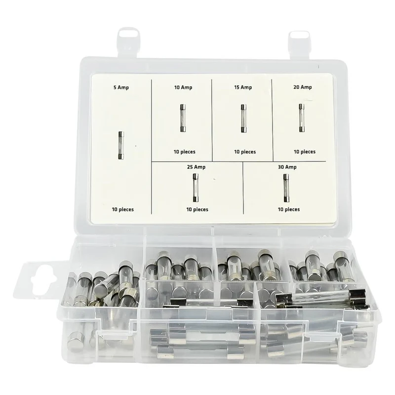 Glass fuse set 60 pcs