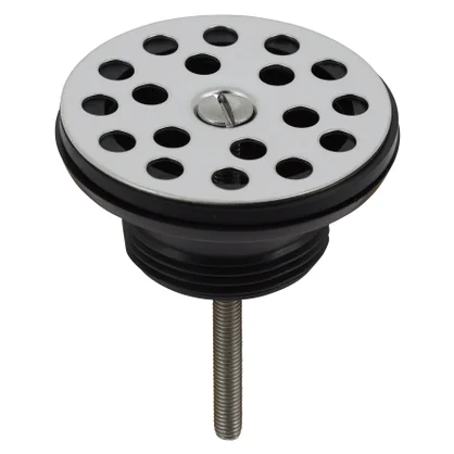 Afvoerplug met rooster zonder overloop,  diameter 63 mm