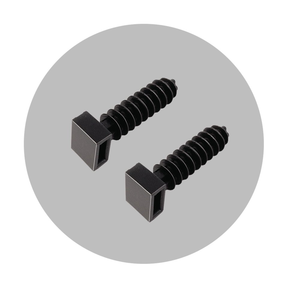 Embases pour serre-câbles, 40.5x10.9mm jusqu'à Ø9.0 (100 pièces), Benman