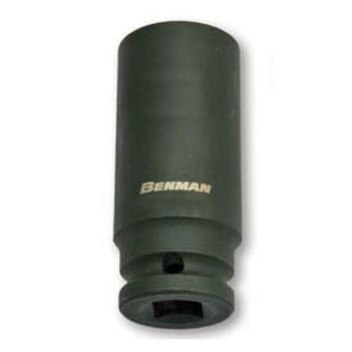 Slagdop lang 1/2" x 27mm zwart, Benman