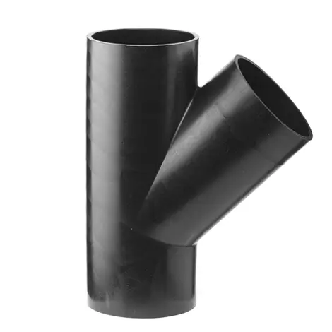 Pe afvoer T-stuk verloop 50/40  45°